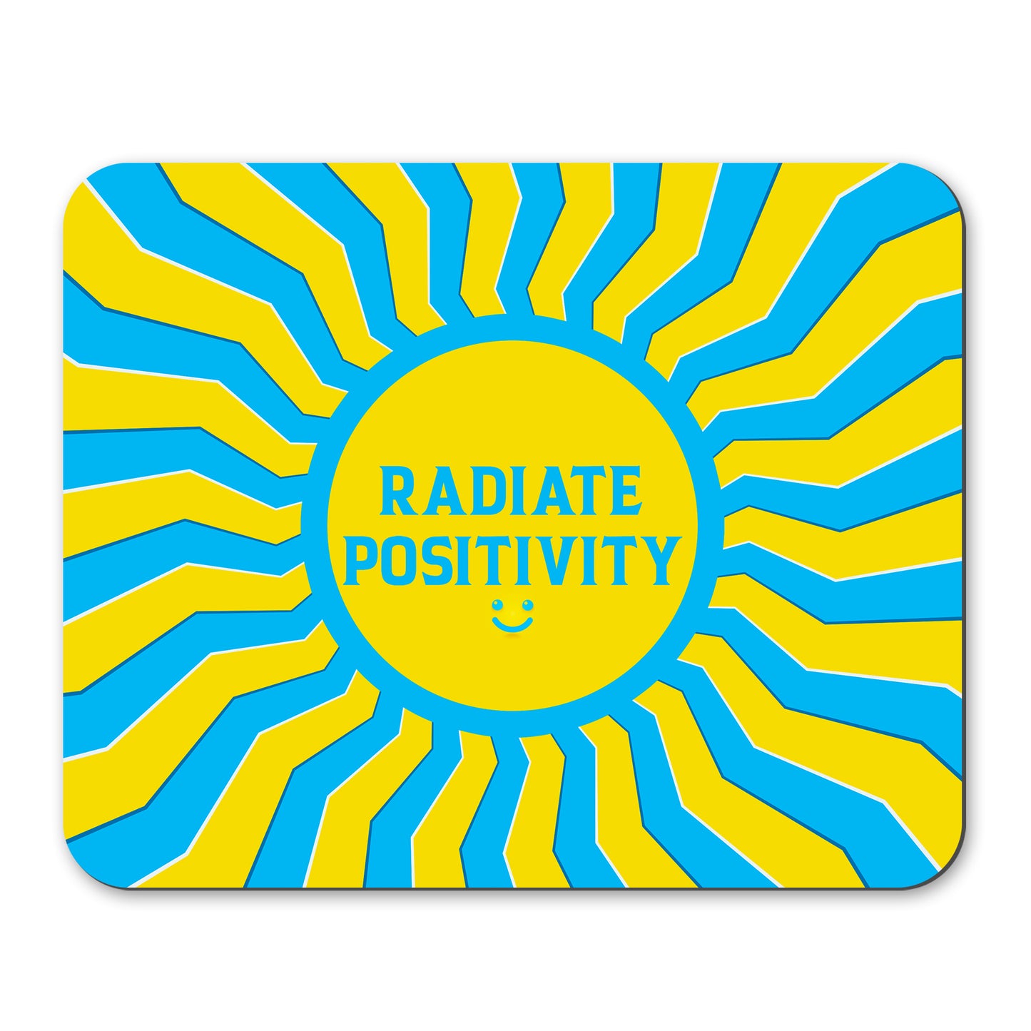 Unbounded Company Radiate Positivity Mousepad For Desktop PC/Laptop