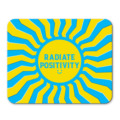 Unbounded Company Radiate Positivity Mousepad For Desktop PC/Laptop