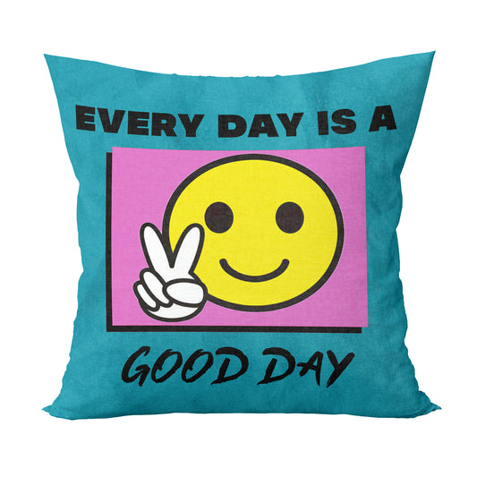 Unbounded Company Good Day Printed Cushions Cover For Desktop PC/Laptop